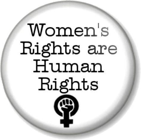 women s rights are human rights 1 pin button badge feminist symbol pro