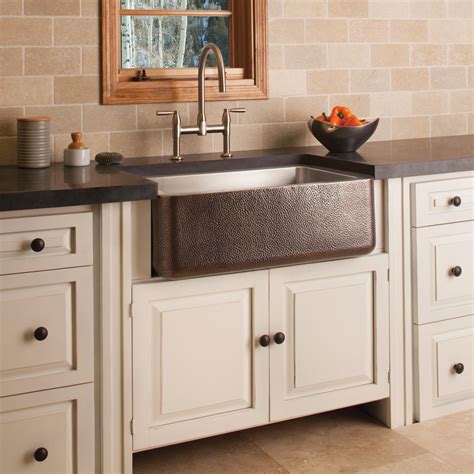 copperstainless farmhouse sink architonic