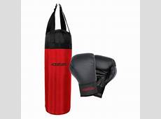 Youth Punching Bag with Gloves Combo