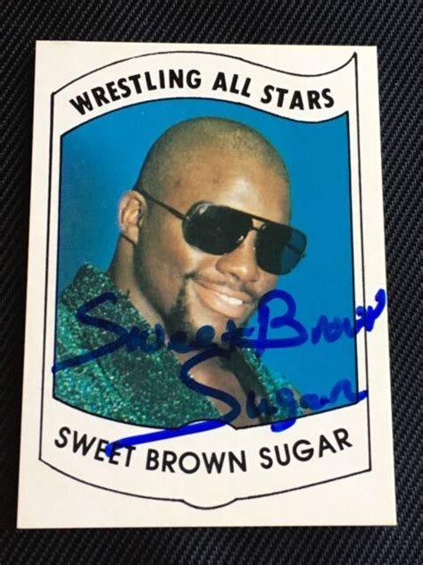 Sweet Brown Sugar Koko B Ware 1982 Wrestling All Stars Signed