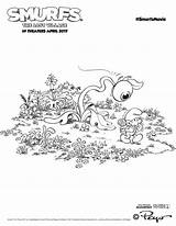 Smurfs Village Lost Coloring Pages Smurf Movie Trailers Printable Site sketch template