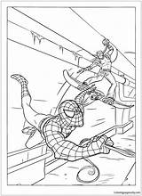 Spiderman Pages Coloring Color Spider Man Kids sketch template