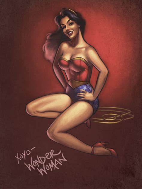 Pinup Wonder Woman By Jessibeans On Deviantart