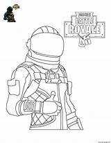 Coloring Fortnite Character Pages Printable Print Color sketch template