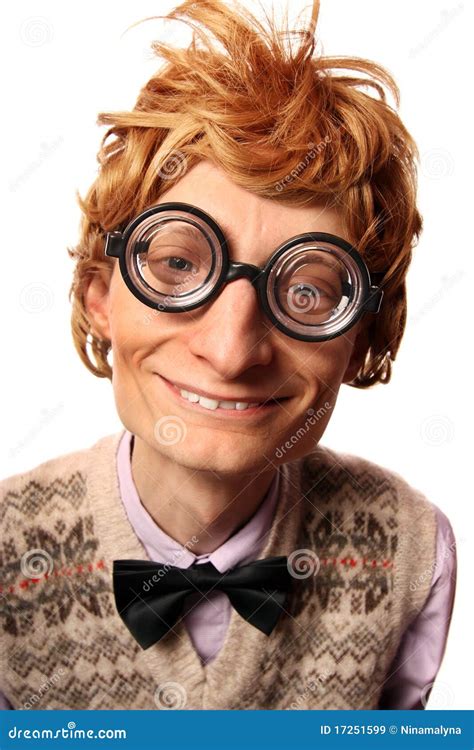 funny nerd stock image image  isolated hair hilarious