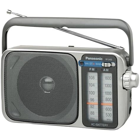 panasonic amfm acdc portable radio   boomboxes radios