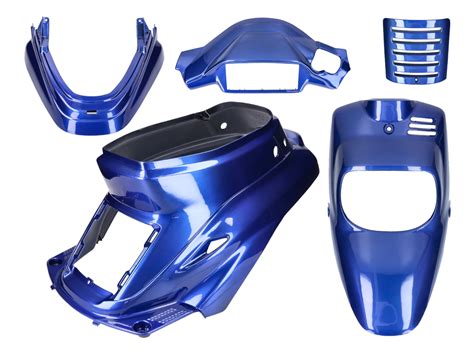 parts  scooters body plastics  tnt fairing kit blue metallic  part  mbk booster