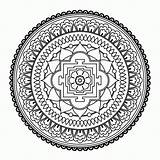 Mandala Coloring Pages Colouring Buddhist Printable Intricate Difficult Mandalas Print Buddha Popular Color Flower Sheets Adults Para Five Designs Digital sketch template