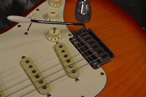 squier standard stratocaster electric guitar sunburst  reverb