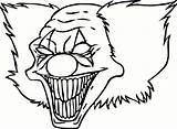 Creepy Teddy Bear Coloring Pages Scary Clipartmag Drawing sketch template