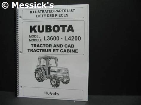 kubota ll parts manual part