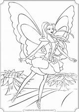 Fairy Coloringhome Mariposa sketch template