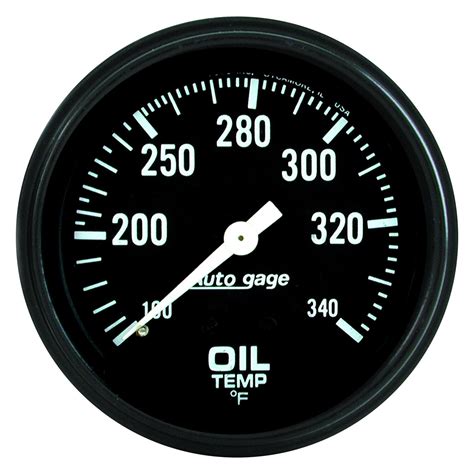 auto meter  auto gage series   oil temperature gauge