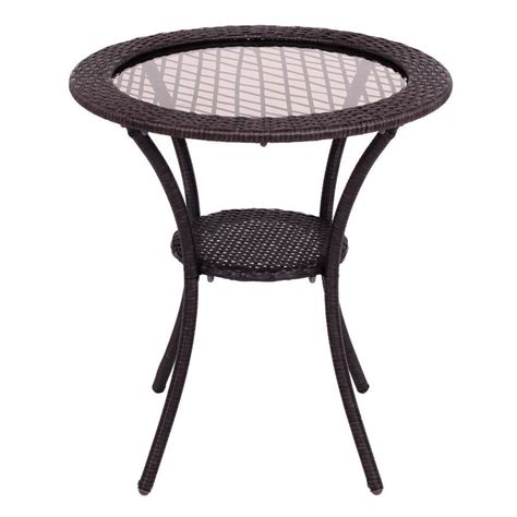 Round Glass Patio Tables At