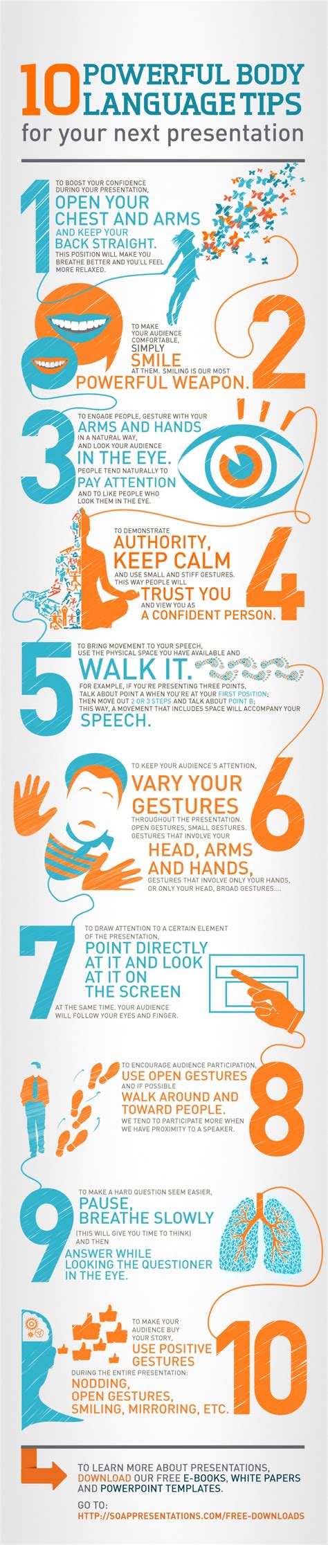 10 Body Language Tips Every Speaker Must Know Infographic