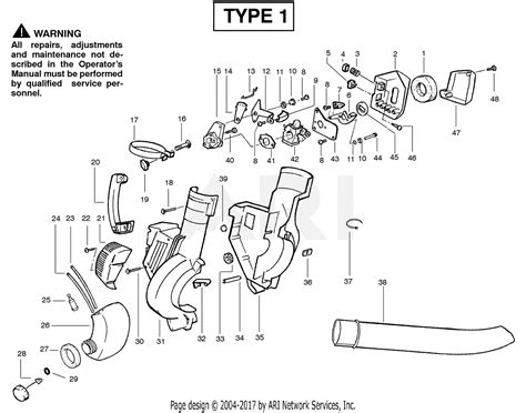 poulan ppbvm gas blower type  bvm gas blower type  parts diagram  handle chassis