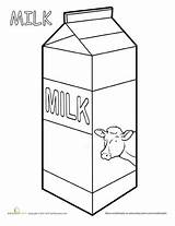 Outline Printable Colouring Dairy Grocery sketch template