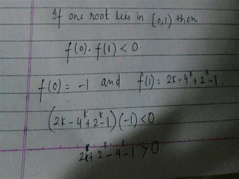 If The Equation X 3 9x 2 24x K 0 Has Exactly One Root In 2 4