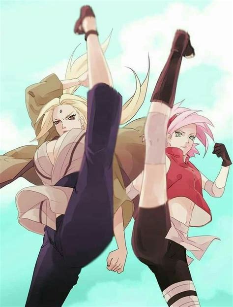 Sakura And Lady Tsunade Anime Naruto Naruto Girls