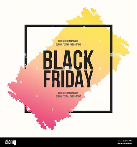 black friday social media banner template stock vector image art alamy