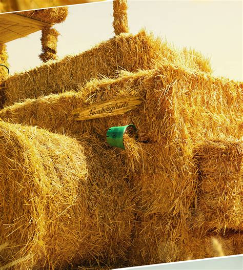 hay tractor  behance