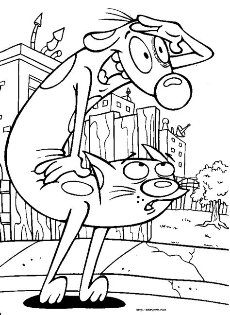 catdog coloring pages learn  coloring