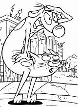 Coloring Catdog Pages sketch template