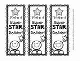 Bookmarks Clipart Printable Star Reader Reading Bookmark Creative Template Super Templates Clips Color Cliparts Library Kids Clip Coloring May Print sketch template