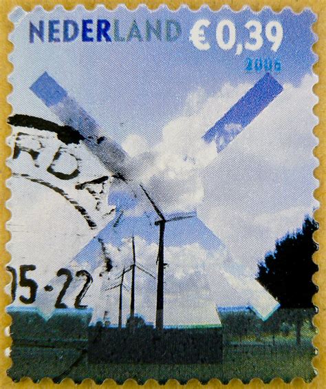 dutch stamps netherland   windmill postzegel nede flickr