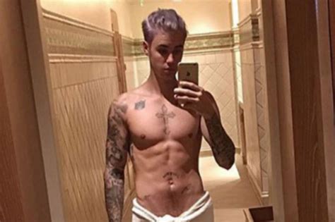 Justin Bieber Shares Steamy Shirtless Selfies