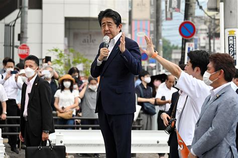 japan  prime minister shinzo abe shot dead  campaign speech
