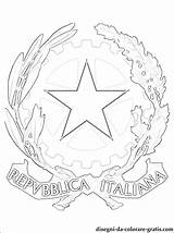 Colorare Emblema Stemma Paese Coloro Interessati sketch template