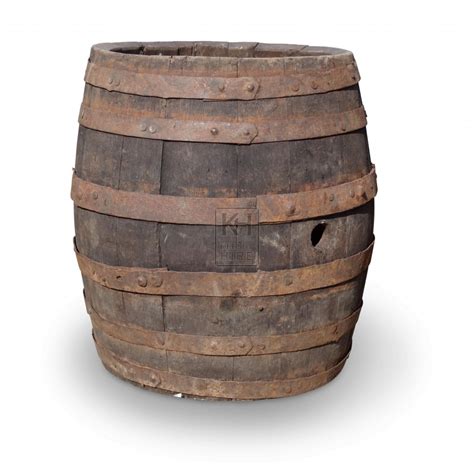 deleted items prop hire small wooden barrel keeley hire