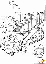 Coloring Construction Pages Equipment Worker Vehicles Printable Bulldozer Colouring Color Landfill Halo Drawing Dozer Truck Kids Print Chief Master Building sketch template