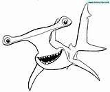 Nemo Finding Coloring Pages Anchor Disney Shark Bruce Sheet Clip Characters Color Cliparts Clipart Printable Fish Kids Wecoloringpage Template Books sketch template