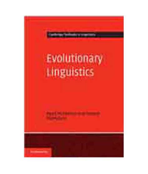 evolutionary linguistics buy evolutionary linguistics