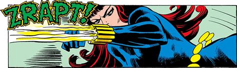 black widow marvel comics champions 1970s profile