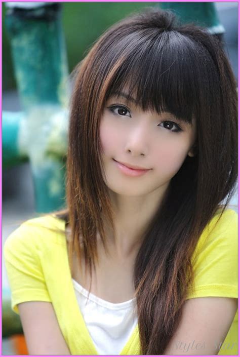 Asian Girl Long Haircuts Hairstyles Haircuts Beauty