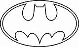 Coloring Bat Signal Batman Symbol Pages Outline Getcolorings Color sketch template