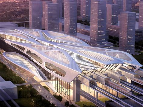 high speed rail station concepts inspired  culture people