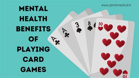 mental health benefits  playing card games sprint medical