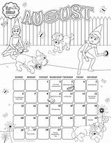 Calendars Birijus sketch template