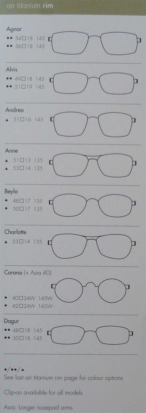 air titanium rim glasses catalog  lindberg