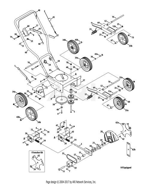 troy bilt tb      tb  parts diagram  general assembly