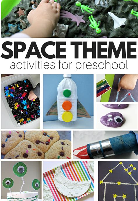 space theme activities  preschool  time  flash cards