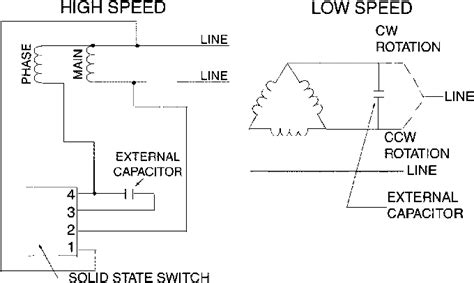 speed motor winding diagram