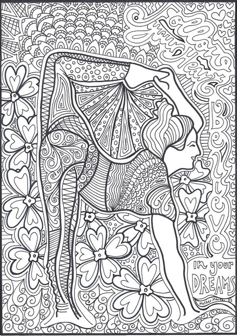 yoga coloring page  adult  mothermargeshop