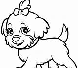 Coloring Pages Dog Poodle Printable Dogs Cowardly Color Husky Courage Baby Newfoundland Bulldog Boxer Toy Food Cartoon House Drawing English sketch template