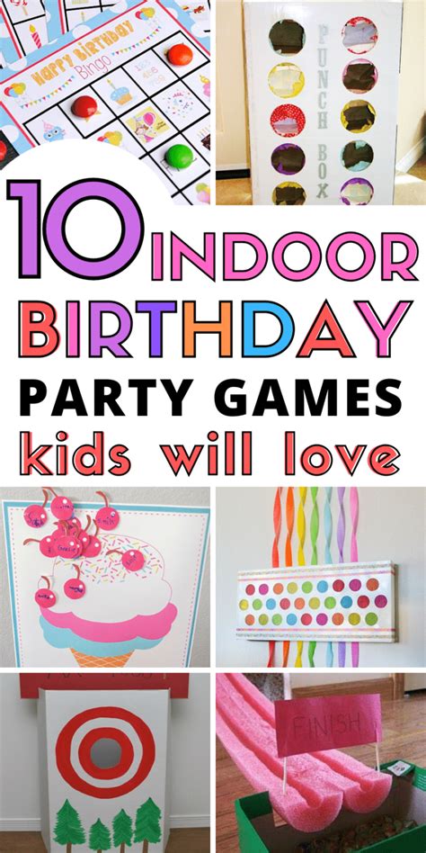 indoor birthday party games kids  love  tiny blue house