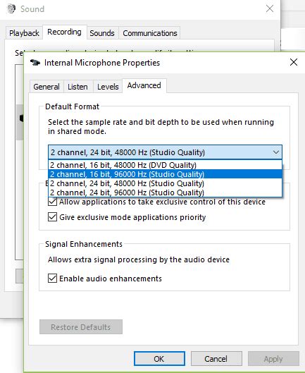 fix conexant hd audio microphone driver  working